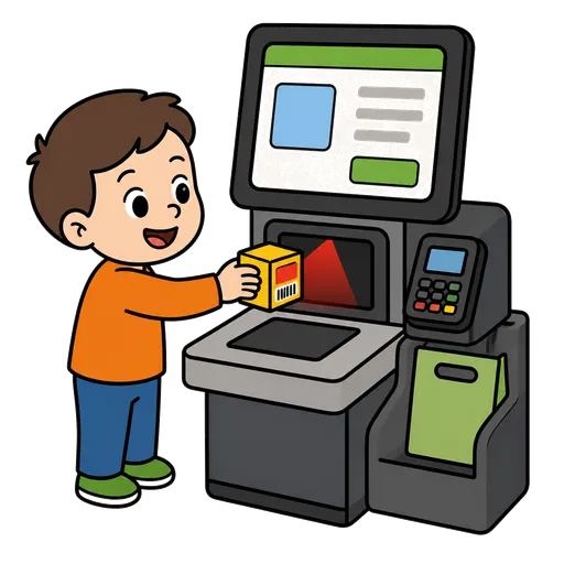 Pictograma CAA: caja de autoservicio