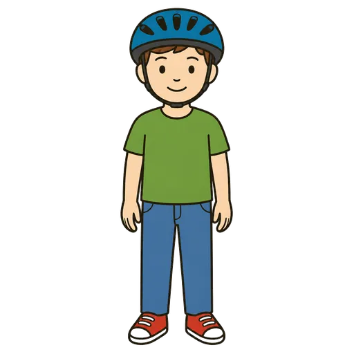 Piktogram AAC: kask