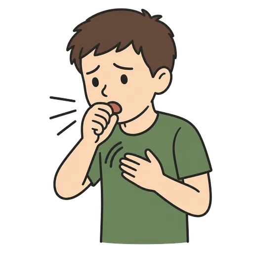 Piktogram AAC: kaszel