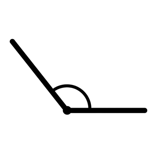 Piktogram AAC: kąt rozwarty