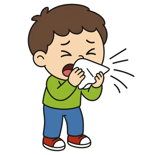 AAC pictogram: sneeze