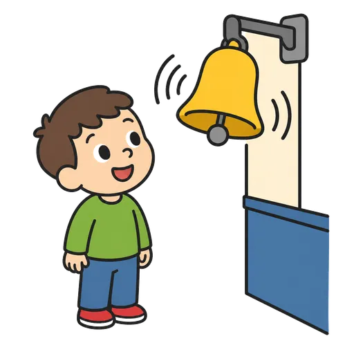Piktogram AAC: kiedy dzwonek