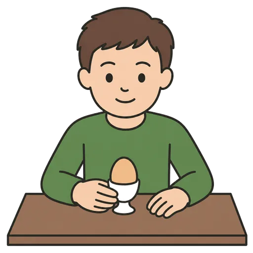Piktogram AAC: kieliszek do jajek