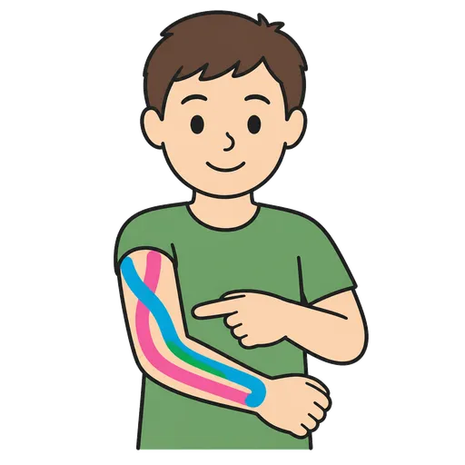 Piktogram AAC: kinesiotaping
