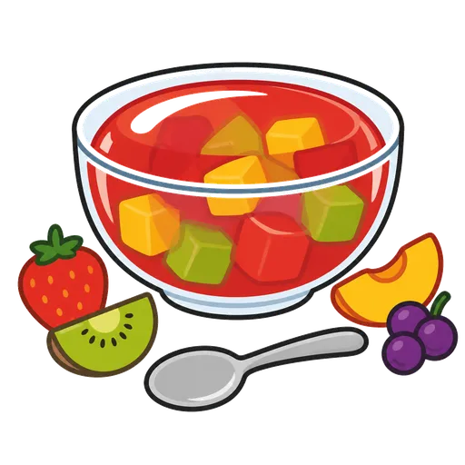 Pittogramma CAA: gelatina di frutta