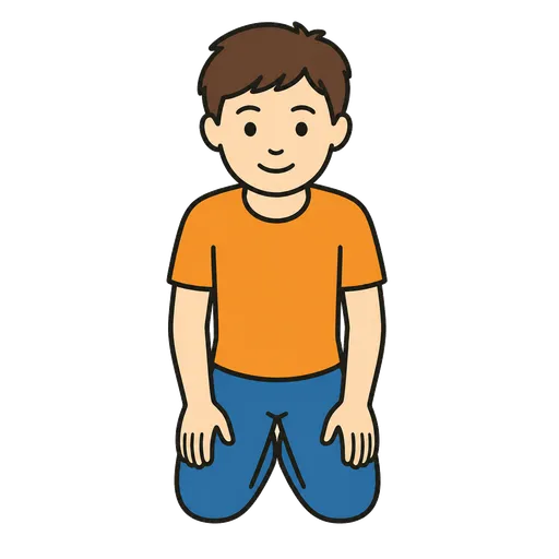 Piktogram AAK: kleknout