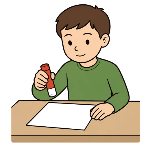 AAC pictogram: glue stick
