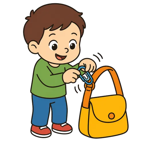 Piktogram AAC: klips do worka