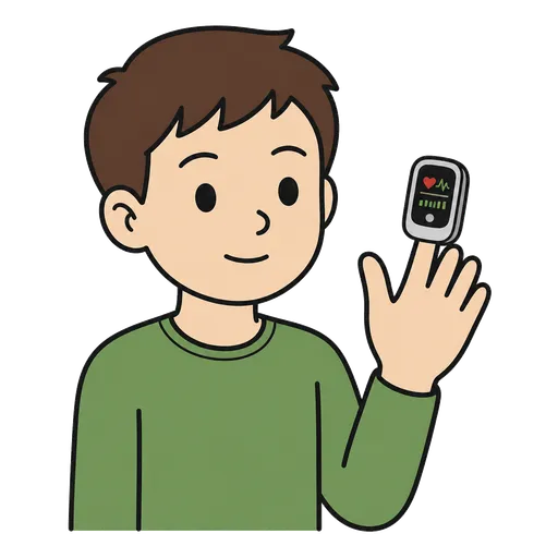 Piktogram AAC: klips na palec