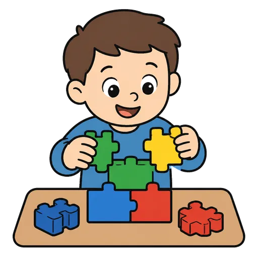 Piktogram AAC: klocki logiczne
