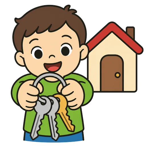 Pictograma CAA: llaves de casa