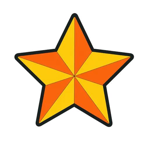 Piktogram AAK: geometrická hvězda