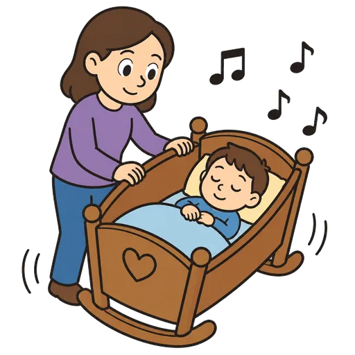 Pictograma CAA: canción de cuna