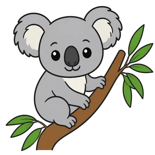Piktogram AAC: koala