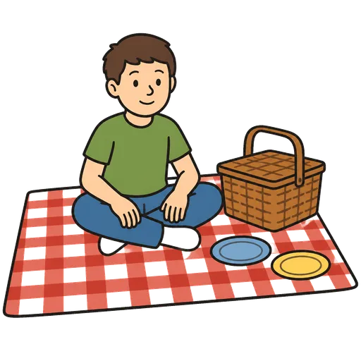 Pittogramma CAA: coperta da picnic