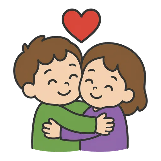 Pictogramme CAA : Je t'aime