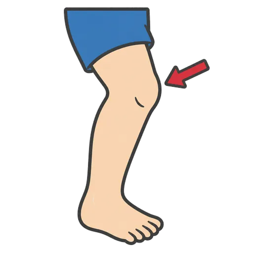 Piktogram AAC: kolano