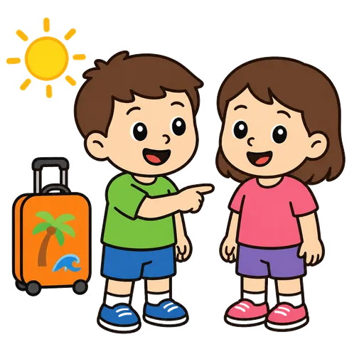 Pictogramme CAA : vacances ami