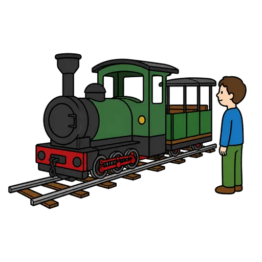 Pittogramma CAA: treno a scartamento ridotto