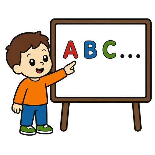 Piktogram AAC: kolejność alfabetyczna