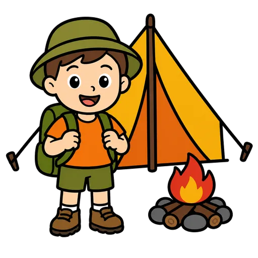 Piktogram AAK: letní tábor