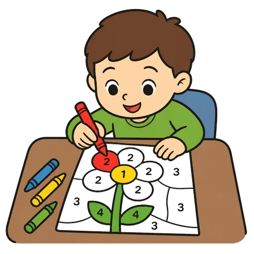 Pictograma CAA: colorear por código