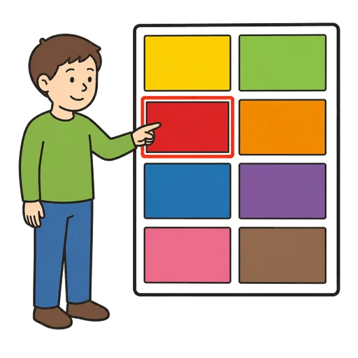 Pictograma CAA: colored field