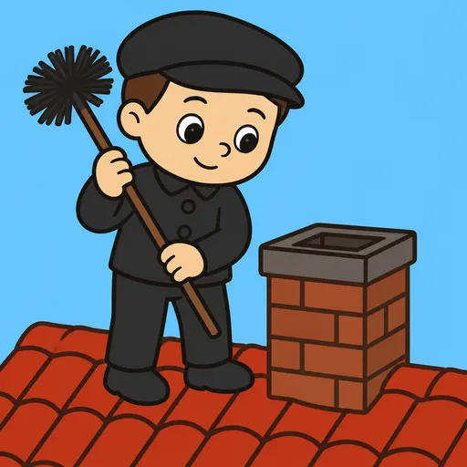 AAC pictogram: chimney cleaner