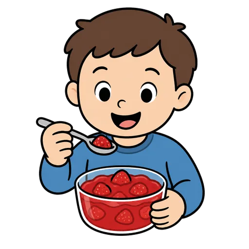 Pittogramma CAA: composta di fragole