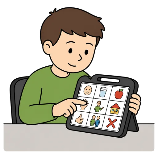Piktogram AAC: komunikacja alternatywna
