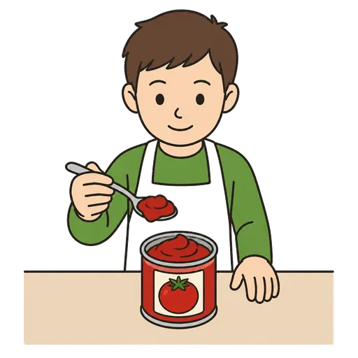 Pittogramma CAA: passato di pomodoro