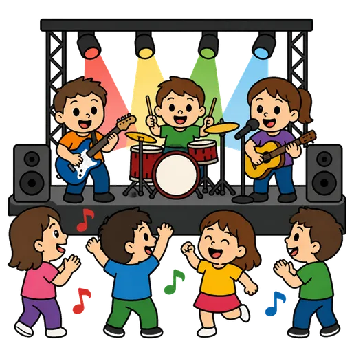 Piktogram AAC: koncert