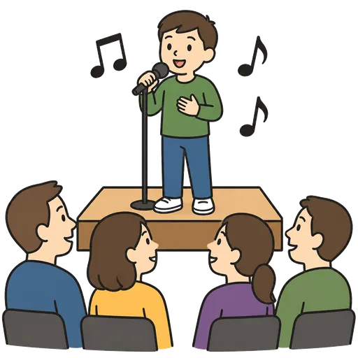 AAC pictogram: Parents' concert