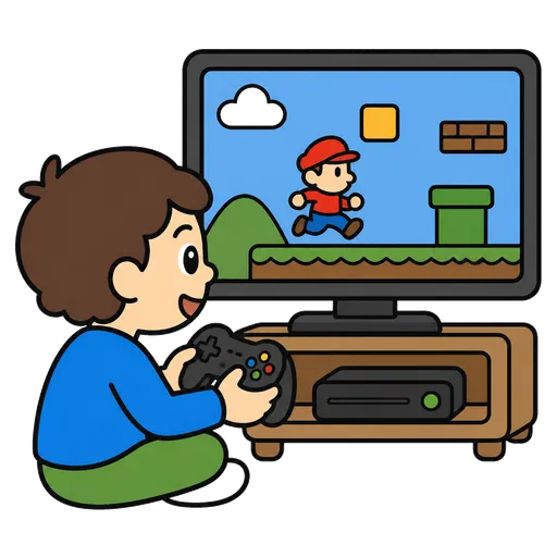 Pictograma CAA: consola de videojuegos