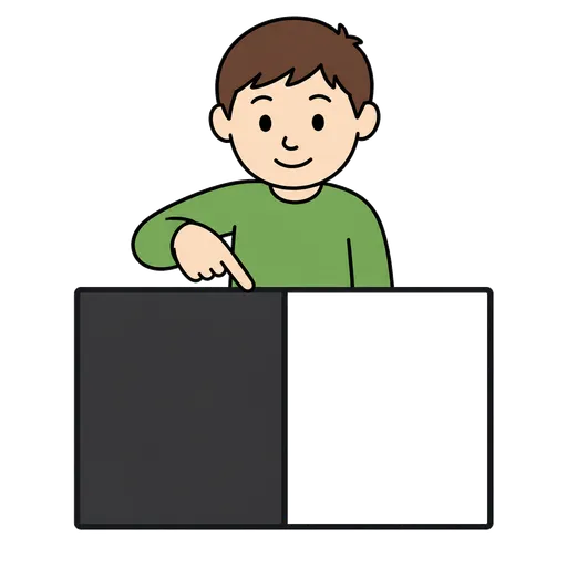 Piktogram AAC: kontrast