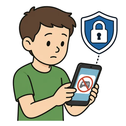 Pictogramme CAA : contrôle parental