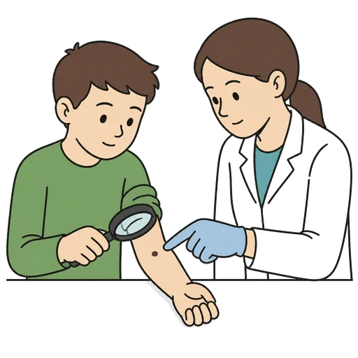 Piktogram AAC: kontrola znamion