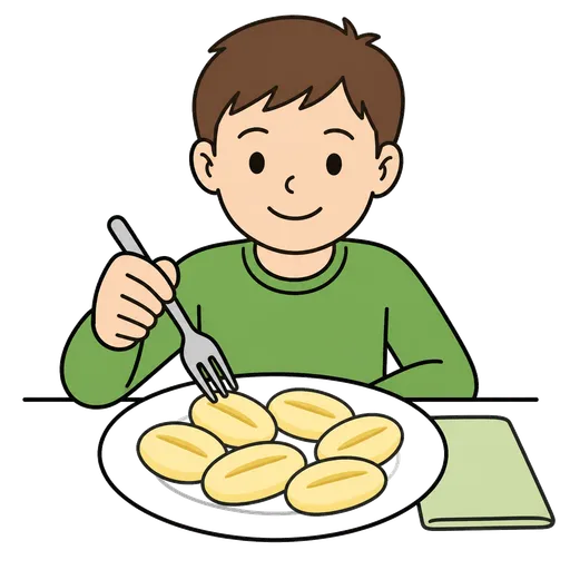 Pittogramma CAA: gnocchi di patate