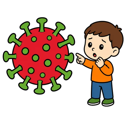 Piktogram AAC: koronawirus