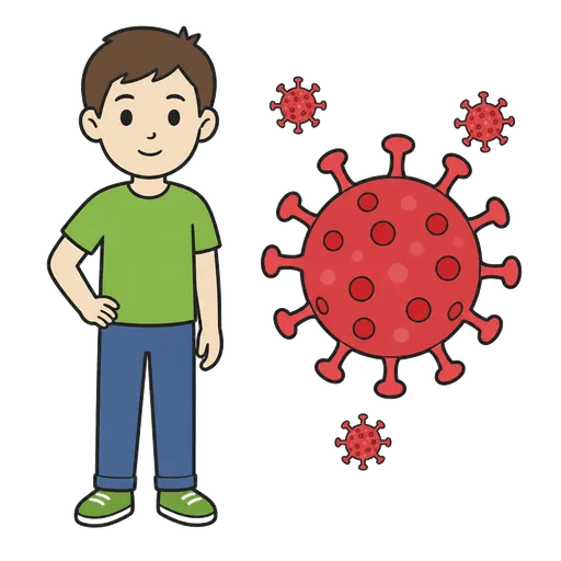 Piktogram AAC: koronawirus
