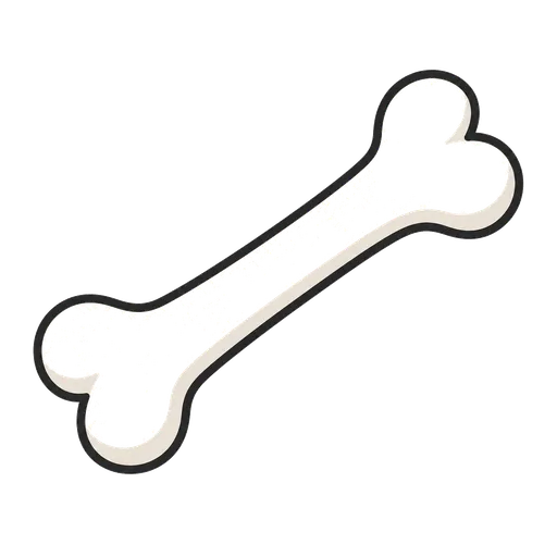 Piktogram AAC: kość