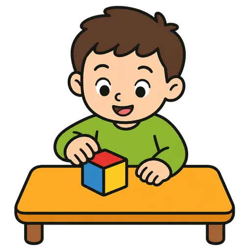 Piktogram AAC: kostka