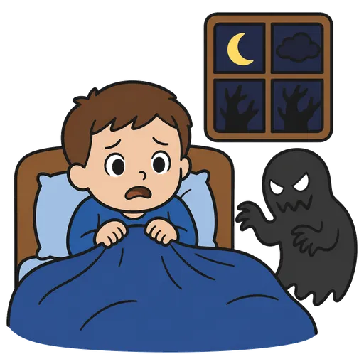 Piktogram AAC: koszmary nocne