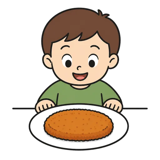 Piktogram AAC: kotlet mielony