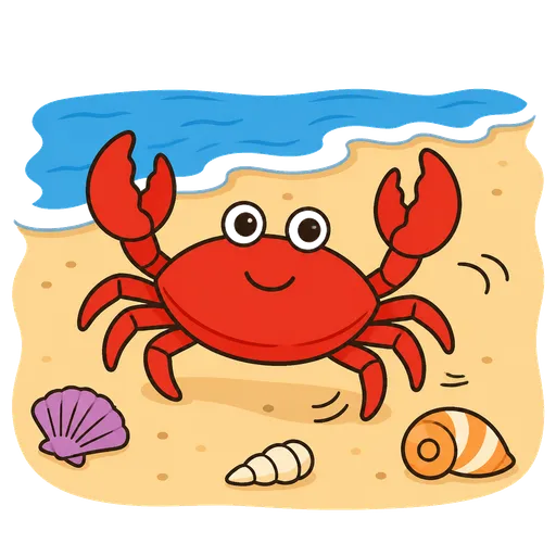 Piktogram AAC: krab