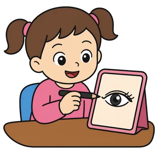 AAC-Piktogramm: Eyelinerstift