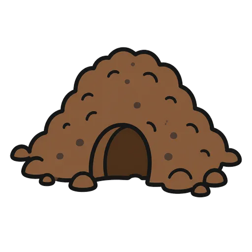 Piktogram AAC: kretowisko