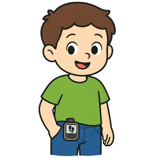 Piktogram AAC: krokomierz