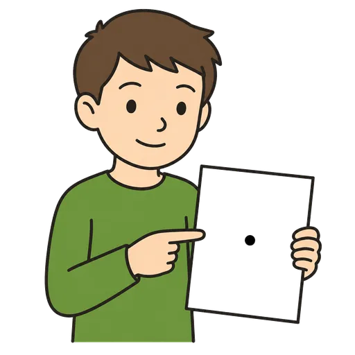 Piktogram AAC: kropka