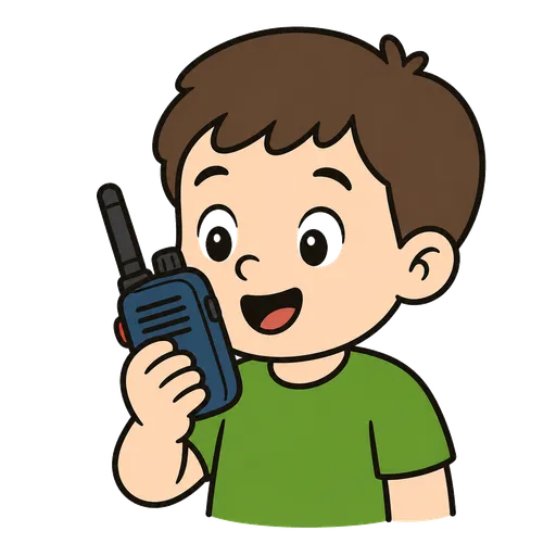 Pictograma CAA: walkie-talkie de corto alcance